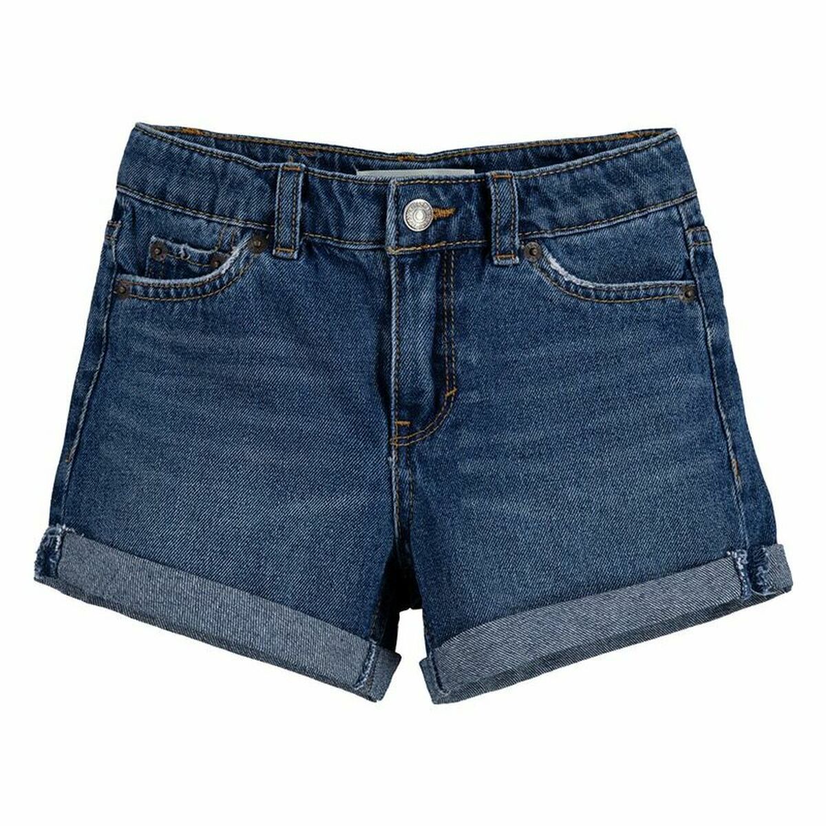 Jeans Levi's Girlfriend Shorty Blue Girl Steel Blue 4 Years