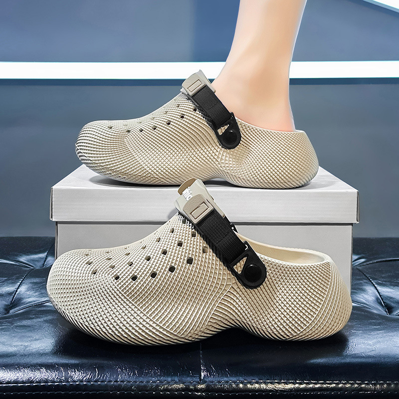 Factory-direct Semi-slipper Sandals For Men Summer EVA 42To43 BEIGE